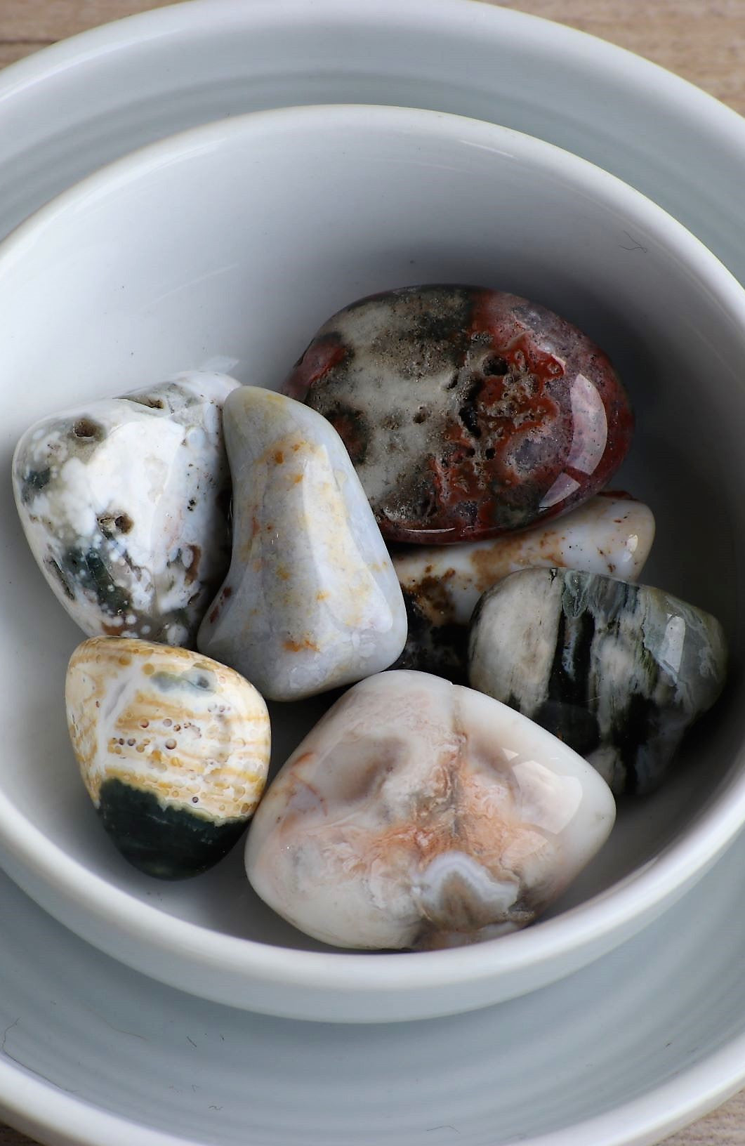 Ocean Jasper Tumbled Stone